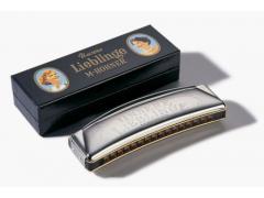 Hohner Unsere Lieblinge 32 Harmonica 16 Double Holes Maple Comb