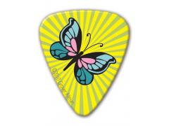 Rock Chick Guitar Pick- Star Burst Butterfly
