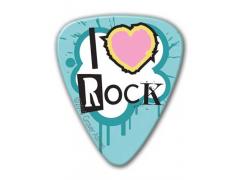 Rock Chick Guitar Picks - I love Rock