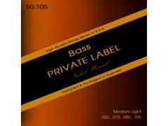 Private Label Nickel Wound Bass 50-105 Medium Light