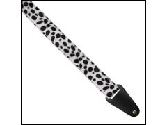 Colonial Leather Animal Fur Strap - Dalmation