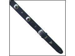 Colonial Leather Western Ranger Concho Guitar Strap Black