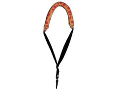 Colonial Leather Sax Strap Animal Fur - Yellow Dots