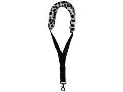 Colonial Leather Sax Strap Animal Fur - Dalmation