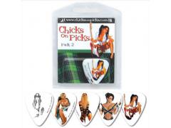 Chicks on Guitar Picks - 5 Pack # 2