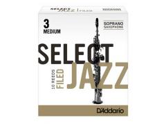 Rico Select Jazz Filed Soprano Saxophone Reeds Box of 5