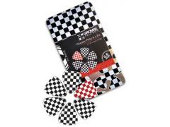 Checker Guitar Picks in a Tin