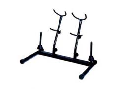 Saxophone Stand - Dual Sax Comination Stand with Flute & Clarinet Pegs