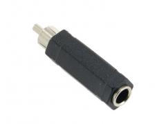 6.3mm Mono Socket to RCA Plug