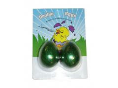 Egg Shakers Metallic Green