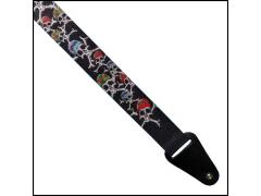 Colonial Leather Printed Web Strap - Renegade Skull Mixed