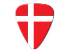 World Flag Series Guitar Pick - Denmark