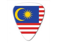 World Flag Series Guitar Pick - Malaysia