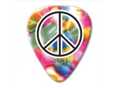 Unlimited Series Guitar Pick - Rainbow Peace Sign