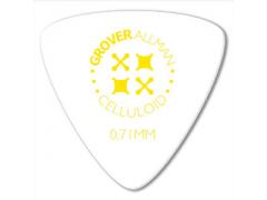 Celluloid Pro Guitar Picks - Large Triangle White - 25 Refill