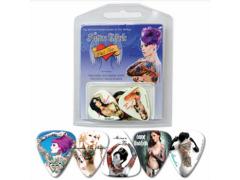 Tattoo Chicks 5 Multi Guitar Pick Pack # 2