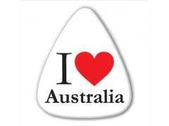Australian Series Guitar Pick - I Love Australia