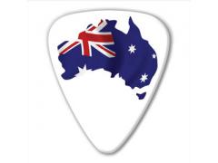 Australian Series Guitar Pick - Australian Map