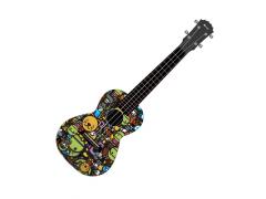 Kealoha Graphic Concert Ukulele 24-24 - Cartoon Faces