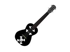 Kealoha Graphic Concert Ukulele 24-26 - X Bones and Skull
