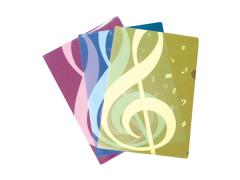 Document Sleeves Blue 20 Pack