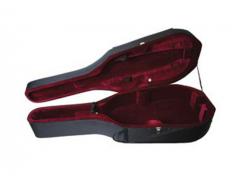 Double Bass Case Lightweight Black & Wine Red 1/2