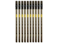 Feadog Irish Tin Whistle Box of 10 - Nickel D