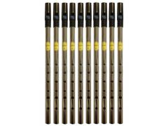 Feadog Irish Tin Whistle Box of 10 - Nickel D