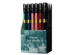 Feadog Irish Whistle Box of 36 - Assorted Colours in D