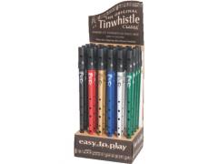 Clarke Sweetone Tin Whistle Counter Display of 24 Mix Colour