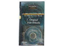 Feadog Irish Whistle with Book & CD Pack - Black D