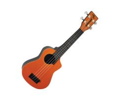 Eddy Finn Beachcomber Soprano Ukulele Tangerine