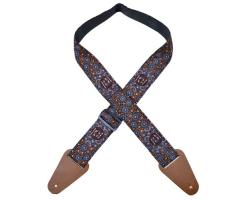 Colonial Leather Aboriginal Art Guitar Straps - Possum