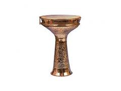 Doumbek 20cm Tuneable Embossed Brass