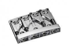 Schaller 3-D 4 String Bass Guitar Bridge 467 Chrome