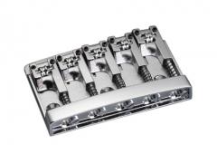 Schaller 3-D 5 String Bass Guitar Bridge 498 Chrome