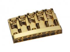 Schaller 3-D 5 String Bass Guitar Bridge 499 Gold