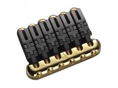 Schaller Hannes 6 Guitar Bridge 48052 Gold