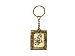 Key Ring - Treble Clef in a Picture Frame
