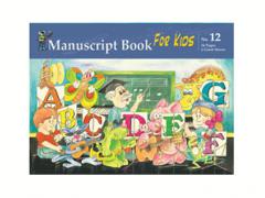 Manuscript Book 12 - 24 pages, 6 Giant staves for Kids 11833
