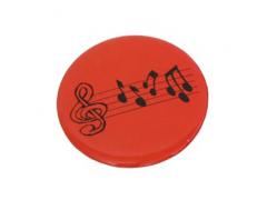 Badge - Red with Music