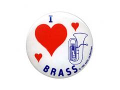 Badge - I Love My Brass