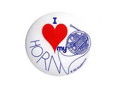 Badge - I Love My Horn