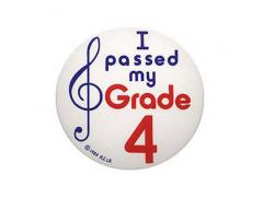 Badge - I Passed My Grade 4