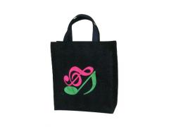 Music Carry Bag Tall Black Clef & Quaver