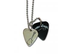 Grover Allman Guitar Pick Necklace - Guitar Outline