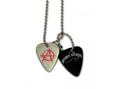 Grover Allman Guitar Pick Necklace - Anarchy Pick