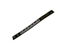 Wrist Strap - Black Piano Keys