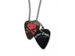 Grover Allman Guitar Pick Necklace - Broken Heart