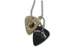 Grover Allman Guitar Pick Necklace - Yin Yang